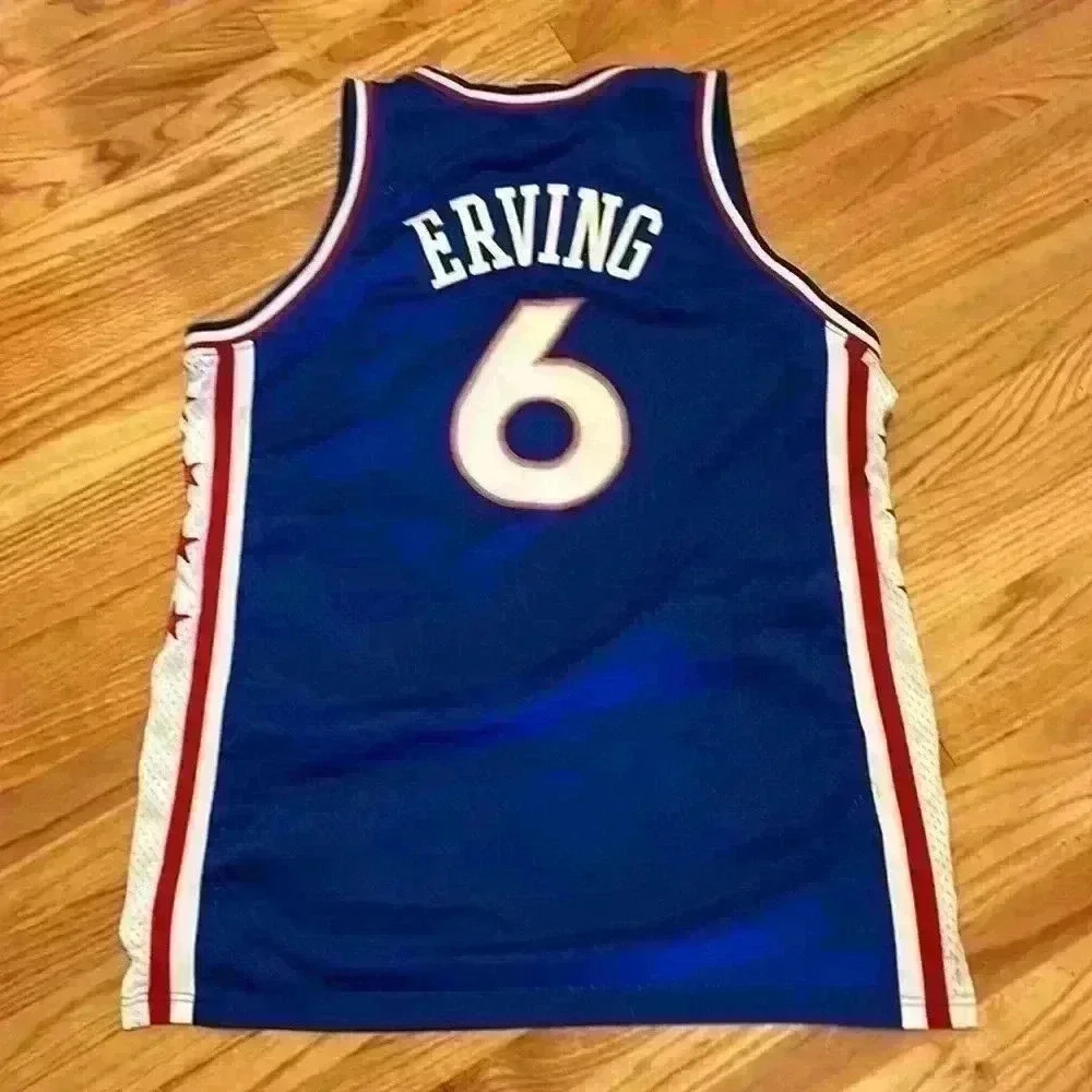 Vintage reebok Julius Irving Retro Jersey - Sixers hardwood classics